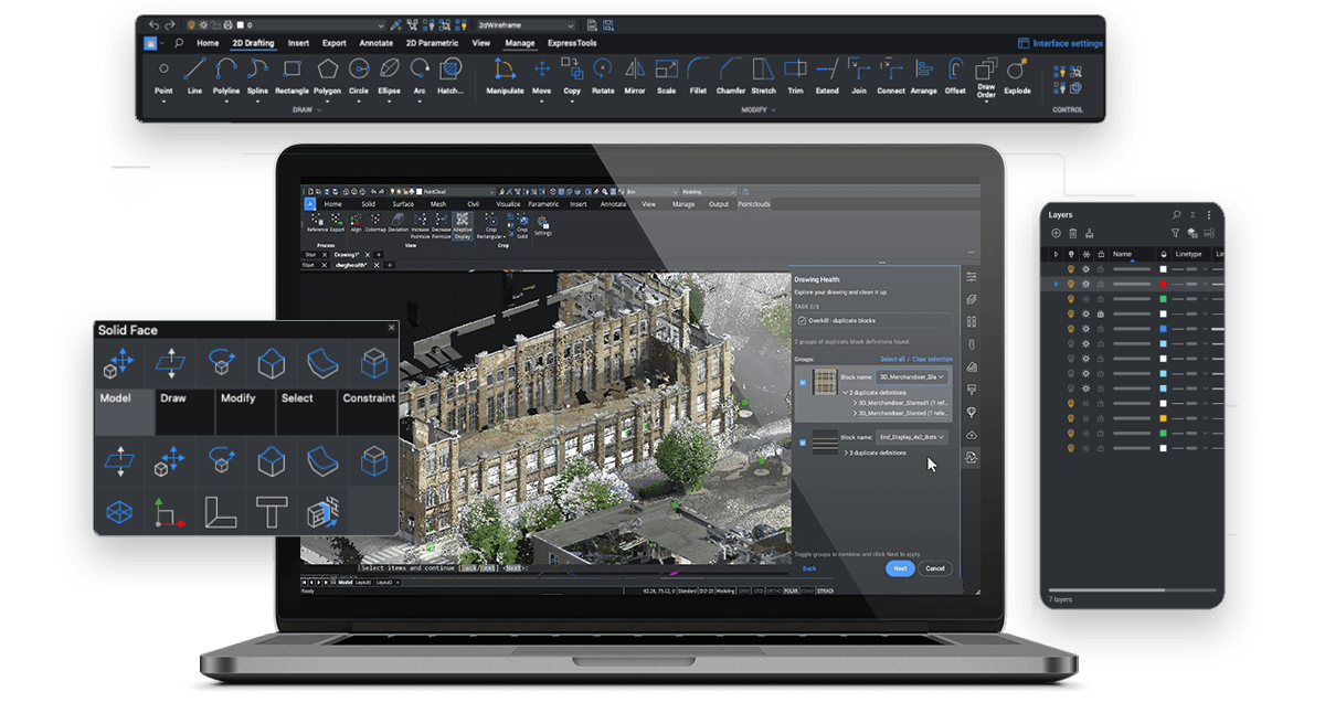 En-tête d’ordinateur portable BIM BricsCAD